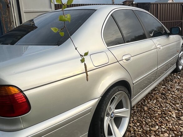 2003 BMW 5 серии 525i IV (E39) Рестайлинг, серебристый - вид 4