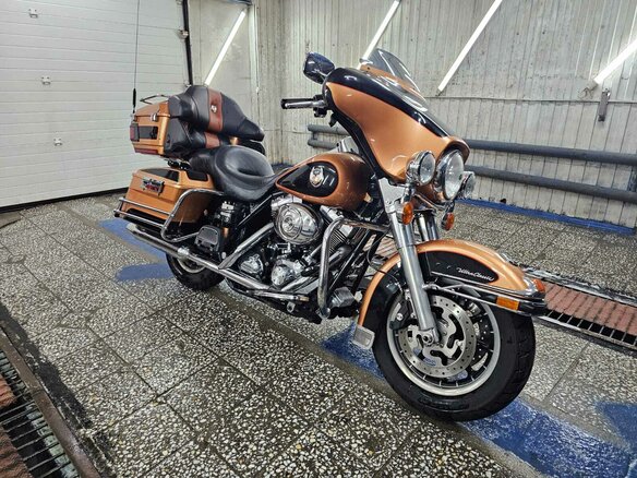 2008 Harley-Davidson Electra Glide, оранжевый, 830000 рублей - вид 5