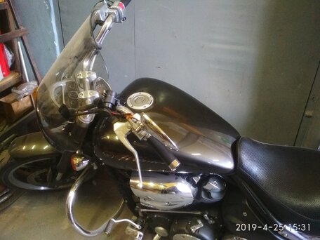 2002 Yamaha XV 1700 Warrior, зелёный, 800000 рублей, вид 3