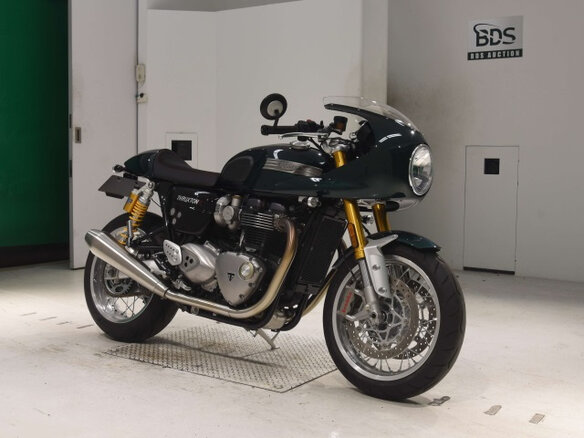 2019 Triumph Thruxton, зелёный, 1100000 рублей - вид 1