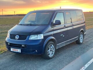 2003 Volkswagen Transporter Long T5, синий, 1000000 рублей, вид 1