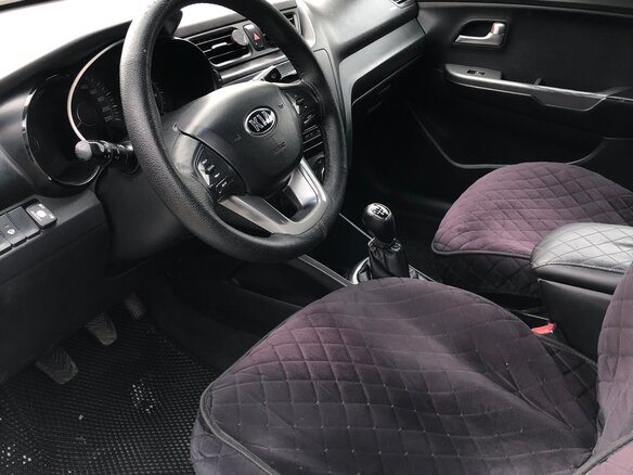 2014 Kia Rio III, белый, 475000 рублей - вид 4