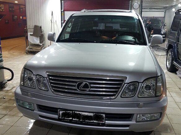 2006 Lexus LX 470 II Рестайлинг, серебристый - вид 3