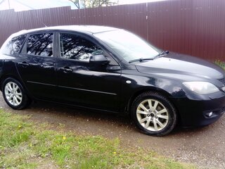 2007 Mazda 3 I (BK) Рестайлинг, чёрный, 720000 рублей, вид 3