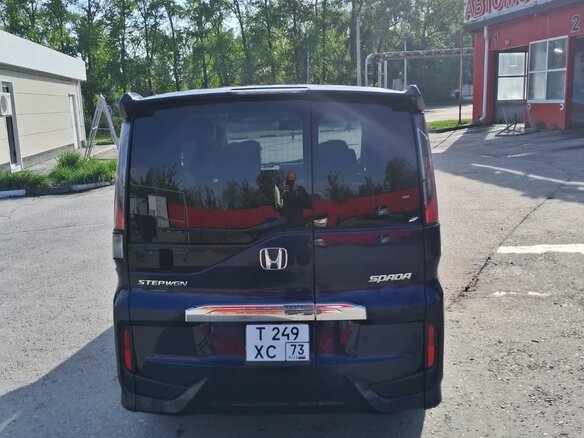 2017 Honda Stepwgn Spada V Рестайлинг, синий, 1850000 рублей - вид 4