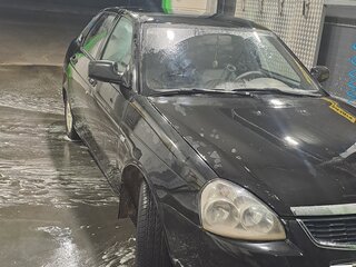 2008 Lada (ВАЗ) Priora I, чёрный, 180000 рублей, вид 2