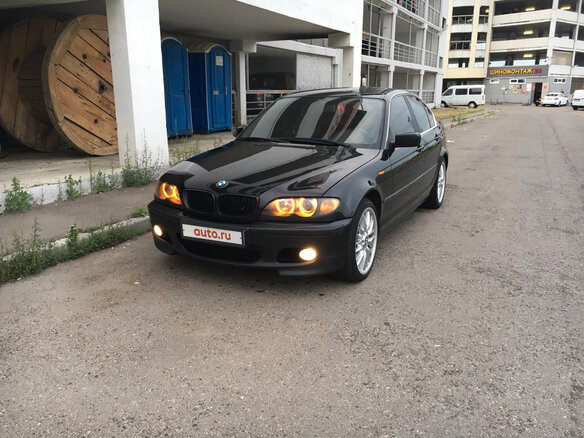 2004 BMW 3 серии 330xd IV (E46) Рестайлинг, чёрный