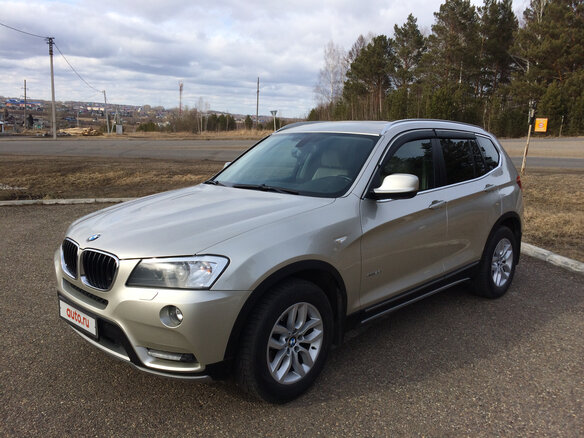 2012 BMW X3 28i xDrive II (F25), серебристый