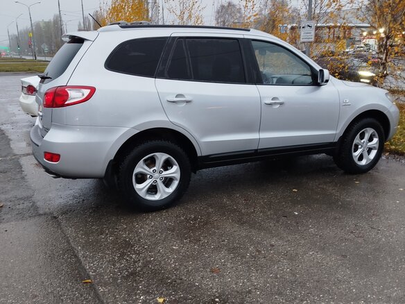 2007 Hyundai Santa Fe II, серебристый, 1250000 рублей - вид 3