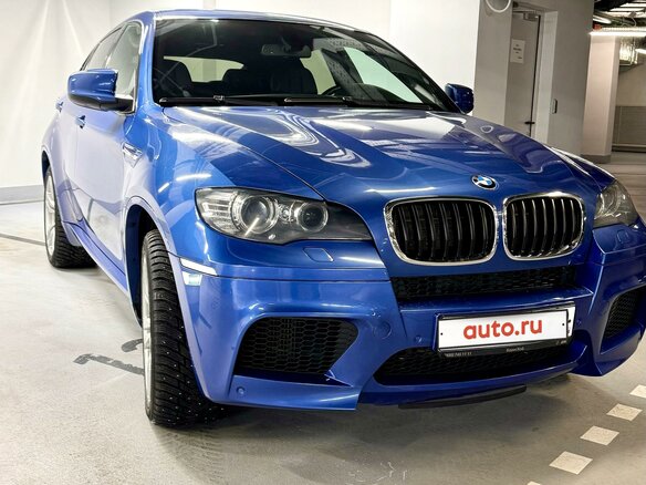 2009 BMW X6 M I (E71), синий - вид 3