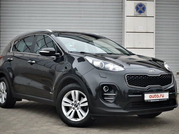 2016 Kia Sportage IV, чёрный, 1650000 рублей