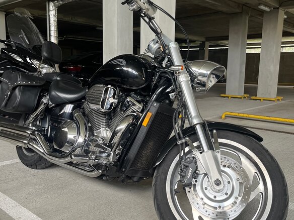 2002 Honda VTX 1800, чёрный, 600000 рублей