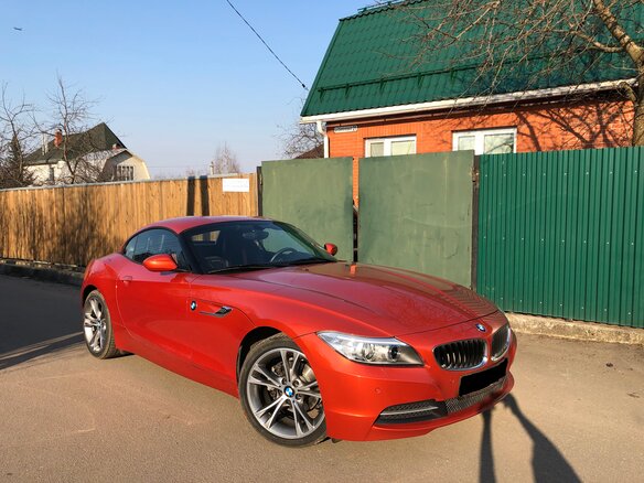 2013 BMW Z4 20i II (E89) Рестайлинг, оранжевый - вид 4