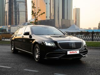 2018 Mercedes-Benz Maybach S-Класс 560 I (X222) Рестайлинг, чёрный, 9999999 рублей, вид 2