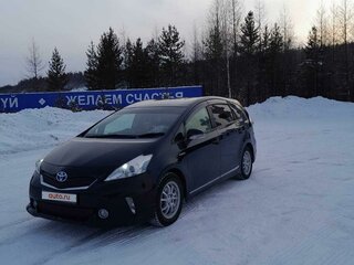 2012 Toyota Prius Alpha I (ZVW40/41), чёрный, 1250000 рублей, вид 1