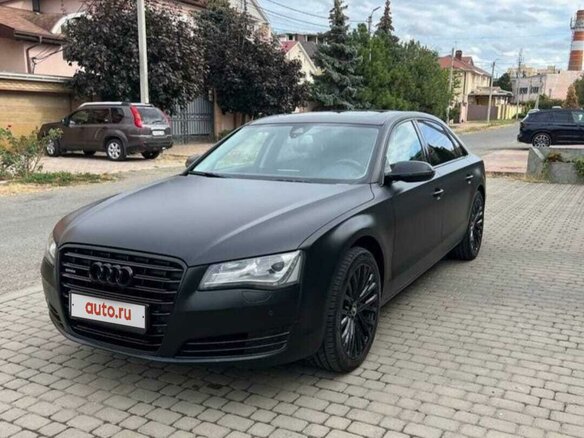 2012 Audi A8 III (D4), чёрный, 2550000 рублей - вид 1