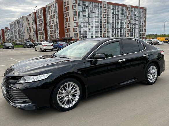 2021 Toyota Camry VIII (XV70), чёрный, 3550000 рублей - вид 12