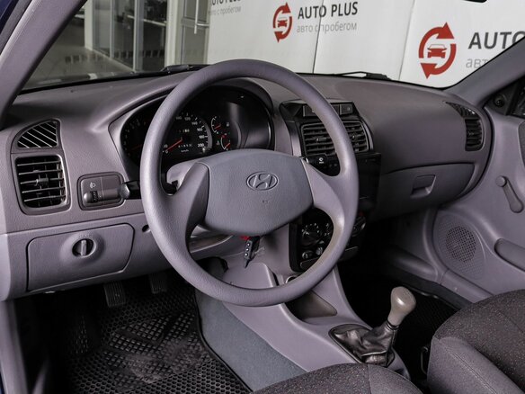 2011 Hyundai Accent ТагАЗ II, синий, 670000 рублей - вид 6