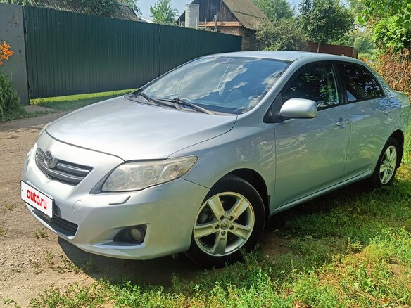 2007 Toyota Corolla AMT X (E140, E150), голубой, 630000 рублей
