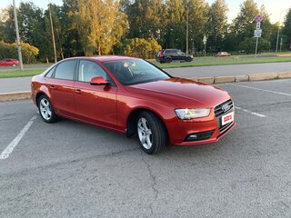 2013 Audi A4 IV (B8) Рестайлинг, красный, 1270000 рублей, вид 3