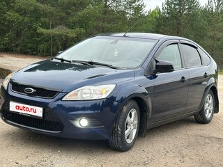 2009 Ford Focus II Рестайлинг, синий, 525000 рублей, вид 3