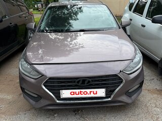 2019 Hyundai Solaris II, коричневый, 630000 рублей, вид 2