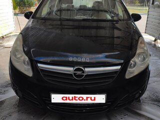 2007 Opel Corsa D, чёрный, 333000 рублей, вид 1