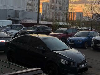 2012 Chevrolet Aveo II, чёрный, 670000 рублей, вид 4