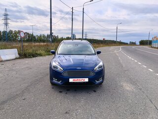 2017 Ford Focus III Рестайлинг, синий, 1220000 рублей, вид 2