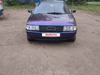 1991 Audi 80 IV (B3), синий, 450000 рублей, вид 3