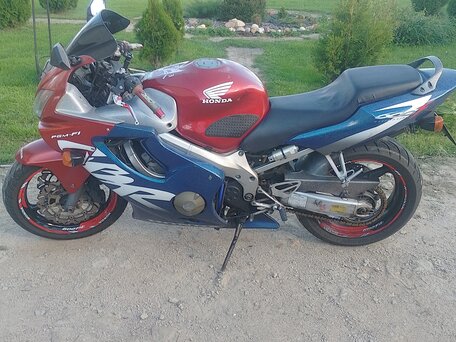 2002 Honda CBR 600F, синий, 400000 рублей, вид 3