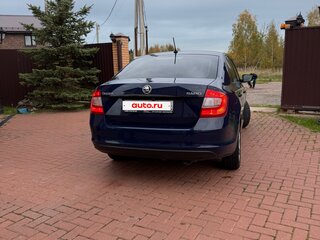 2015 Skoda Rapid I, синий, 650000 рублей, вид 4