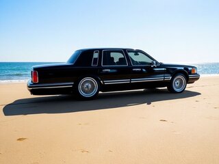 1991 Lincoln Town Car II, серый, 1450000 рублей, вид 1