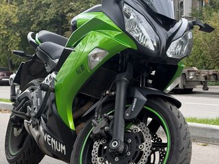 2014 Kawasaki ER-6F (Ninja 650R), зелёный, 425000 рублей, вид 3