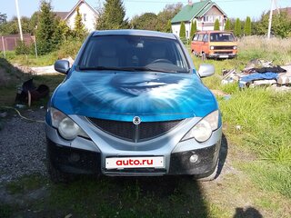 2008 SsangYong Actyon Sports I, серебристый, 400000 рублей, вид 1