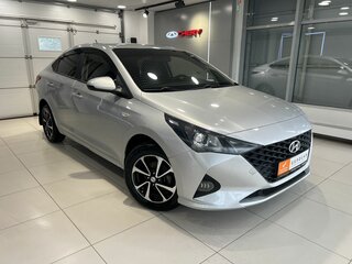 2021 Hyundai Solaris II Рестайлинг, серый, 1339000 рублей, вид 3