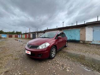 2008 Nissan Tiida I, красный, 430000 рублей, вид 1