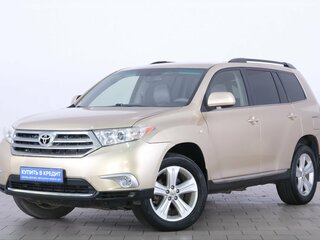 2012 Toyota Highlander II (XU40) Рестайлинг, бежевый, 1799000 рублей, вид 3