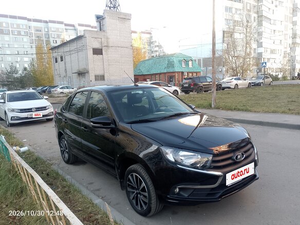 2025 Lada (ВАЗ) Granta I Рестайлинг, чёрный, 1037000 рублей - вид 4