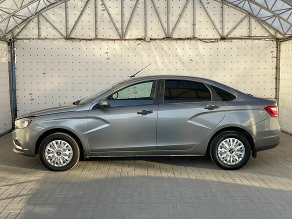 2018 Lada (ВАЗ) Vesta I, серый, 870000 рублей - вид 8
