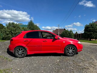 2007 Chevrolet Lacetti I, красный, 249000 рублей, вид 4