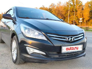 2016 Hyundai Solaris I Рестайлинг, чёрный, 750000 рублей, вид 1