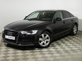 2013 Audi A6 IV (C7), чёрный, 1399700 рублей, вид 1