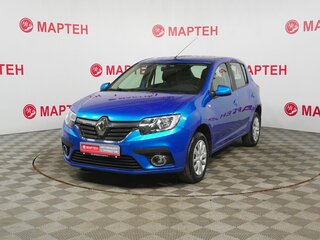 2019 Renault Sandero II Рестайлинг, синий, 1216000 рублей, вид 1