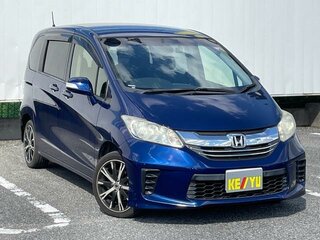 2012 Honda Freed I Рестайлинг, синий, 1150000 рублей, вид 1