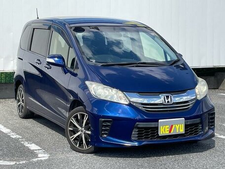 2012 Honda Freed I Рестайлинг, синий, 1150000 рублей, вид 1