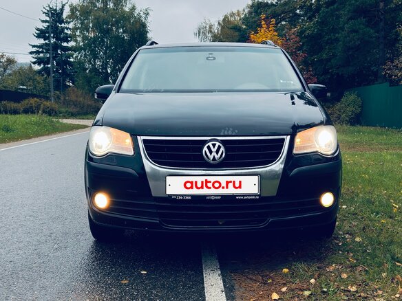 2007 Volkswagen Touran I Рестайлинг, чёрный, 379000 рублей
