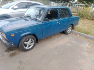2002 Lada (ВАЗ) 2107, синий, 95000 рублей, вид 1