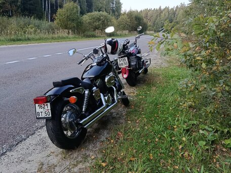 2005 Honda VT 750, чёрный, 370000 рублей, вид 1