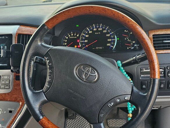 2007 Toyota Alphard I Рестайлинг, белый, 1900000 рублей - вид 6